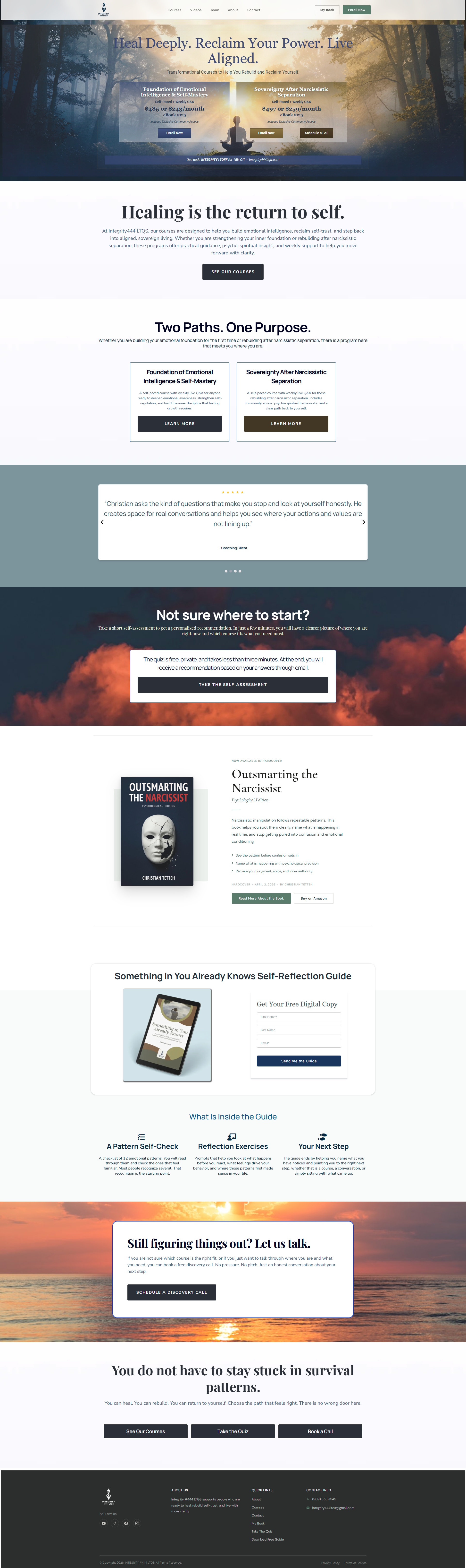 Integrity 444 LTQS website