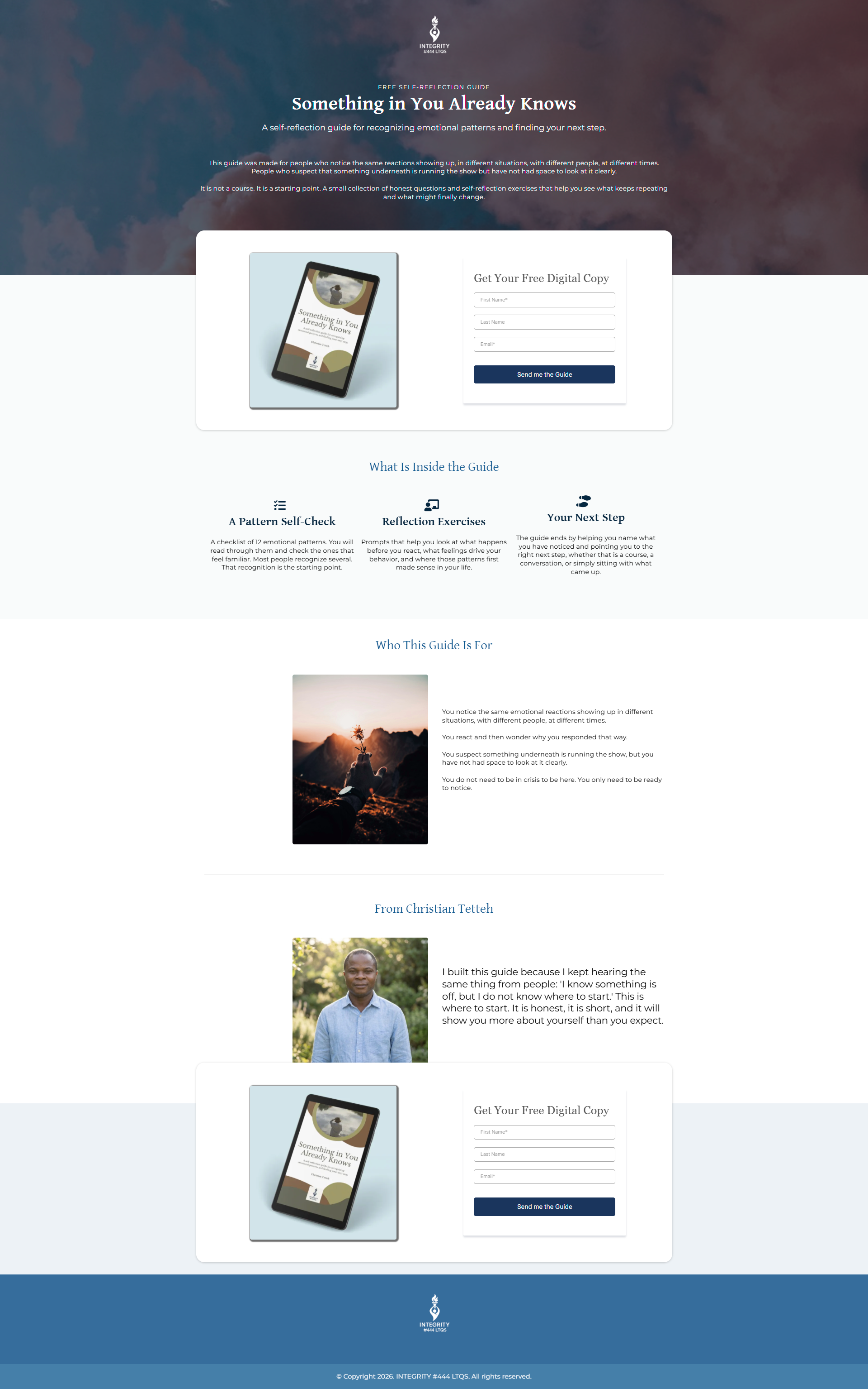 Integrity free guide download page